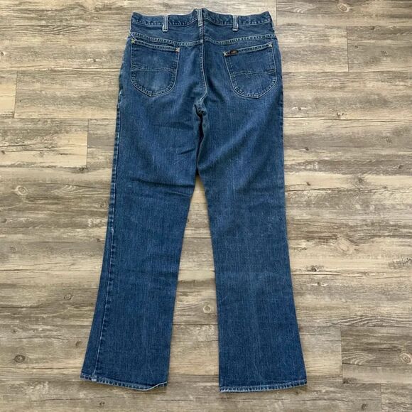 Vintage 70s Lee Denim Jeans Size 36X32 - Picture 1 of 7